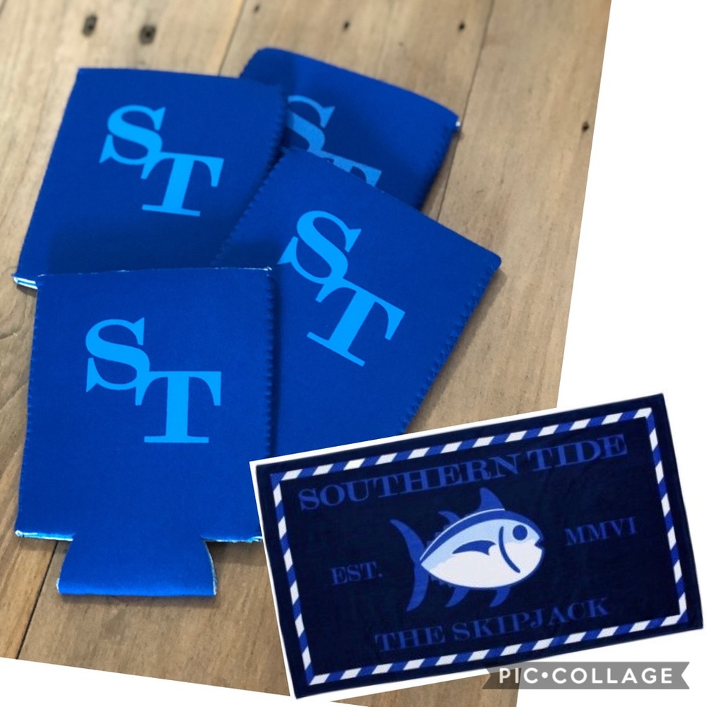 NWT Bundle of 4 Southern Tide Koozies